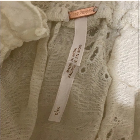 Free People Eyelet Floral Blouse - Picture 2 of 5